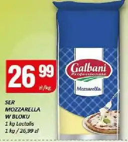 Chorten Ser mozzarella w bloku 2kg Galbani oferta