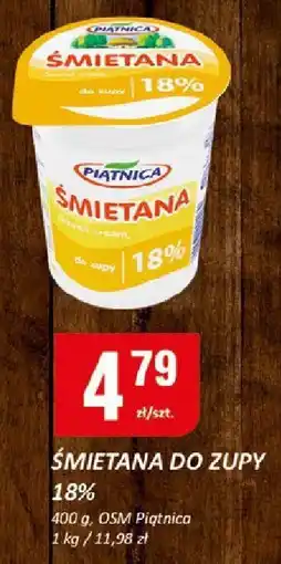 Chorten Śmietana do zupy 18% 400g OSM Piątnica oferta