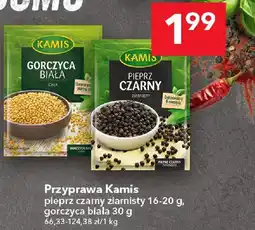 Lewiatan Przyprawa Kamis pieprz czarny ziarnisty 16-20 g, gorczyca biała 30 g oferta