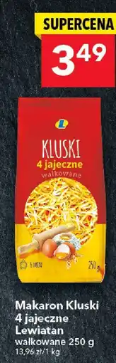 Lewiatan Makaron Kluski 4 jajeczne Lewiatan wałkowane 250 g oferta
