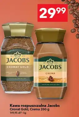 Lewiatan Kawa rozpuszczalna Jacobs Cronat Gold, Crema 200 g oferta