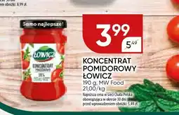 Chata Polska Koncentrat pomidorowy Łowicz 190g MW Food oferta