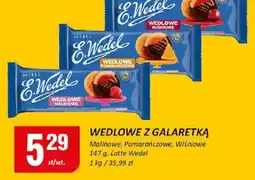 Chorten Wedlowe z galaretką Malinowe Lotte Wedel oferta