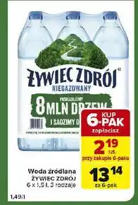 Carrefour Express Woda niegazowana Żywiec Zdrój oferta
