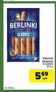 Carrefour Express Parówki classic Morliny Berlinki oferta