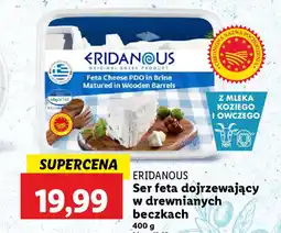 Lidl Eridanous Ser feta dojrzewający w drewnianych beczkach oferta