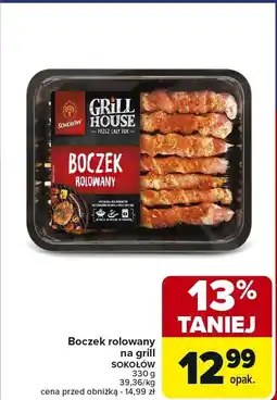 Carrefour Boczek rolowany na grill SOKOŁÓW oferta