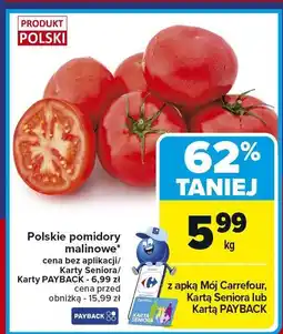 Carrefour Market Pomidory malinowe polskie Carrefour Market oferta