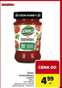 Carrefour Market Dżem truskawkowy Łowicz 280g oferta