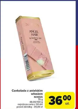 Carrefour Market Czekolada z anielskim włosem Noesis 75g oferta