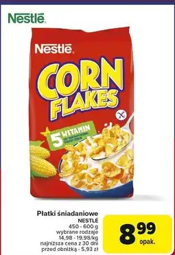 Carrefour Market Płatki śniadaniowe Nestle Corn Flakes 450-600g oferta