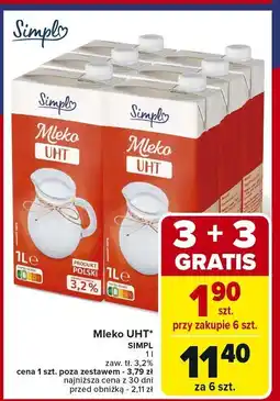 Carrefour Market Mleko UHT Simpl 1l oferta