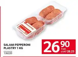 Selgros SALAMI PEPPERONI PLASTRY 1 KG oferta