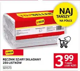 Selgros Ręcznik szary składany 250 listków oferta