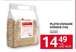 Selgros Płatki owsiane górskie 3 kg oferta