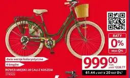 Selgros ROWER MIEJSKI 28 CALI Z KOSZEM oferta