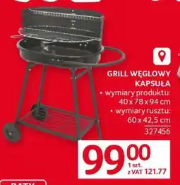 Selgros Grill węglowy kapsuła oferta