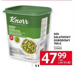 Selgros Knorr Professional Sos Sałatkowy Ogrodowy 700 g oferta