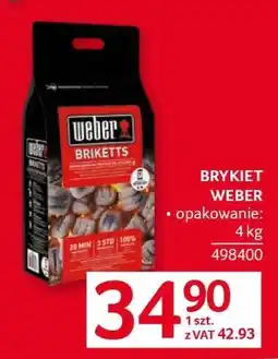 Selgros BRYKIET WEBER oferta
