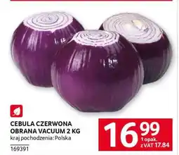 Selgros Cebula Czerwona Obrana Vacuum 2 kg oferta
