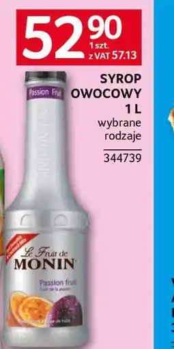 Selgros Syrop owocowy Monin Passion Fruit oferta