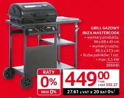 Selgros Grill Gazowy Ibiza Mastercook oferta
