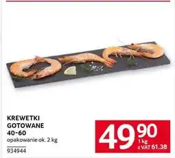 Selgros Krewetki gotowane oferta