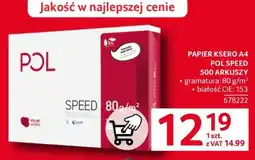 Selgros PAPIER KSERO A4 POL SPEED oferta