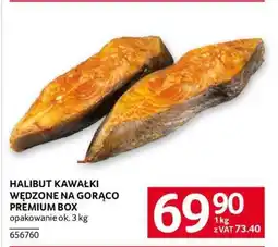 Selgros Halibut kawałki wędzone na gorąco Premium Box oferta