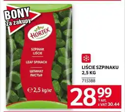 Selgros LIŚCIE SZPINAKU 2,5 KG oferta