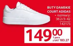 Selgros BUTY DAMSKIE COURT ADIDAS oferta