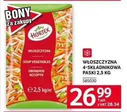 Selgros Włoszczyzna 4-składnikowa paski 2,5 kg oferta
