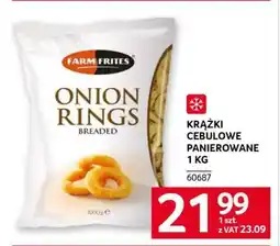 Selgros Farm Frites Onion Rings Breaded oferta