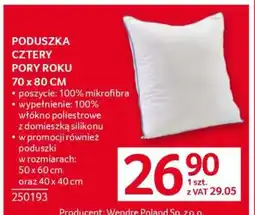 Selgros Poduszka Cztery Pory Roku oferta