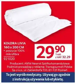 Selgros Kołdra Livia oferta