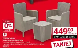 Selgros Zestaw mebli tarasowych Trenton oferta