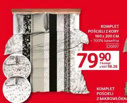 Selgros Komplet pościeli z kory oferta