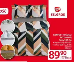 Selgros Komplet pościeli satynowej oferta