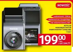 Selgros BOTSLAB WIDEOREJESTRATOR SAMOCHODOWY G300H PRO oferta