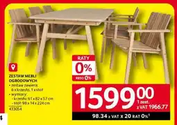 Selgros ZESTAW MEBLI OGRODOWYCH oferta