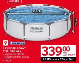 Selgros BASEN STELAŻOWY STEEL PRO MAX oferta