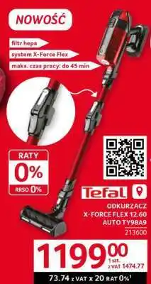 Selgros Odkurzacz X-Force Flex 12.60 Auto TY98A9 oferta