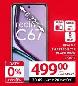 Selgros REALME SMARTFON C67 BLACK ROCK oferta