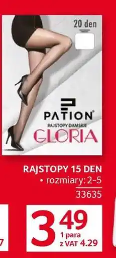 Selgros Rajstopy 15 DEN oferta