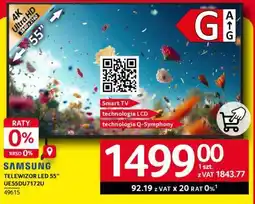 Selgros Samsung Telewizor LED 55'' UE55DU7172U oferta