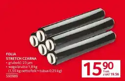 Selgros Folia Stretch Czarna oferta