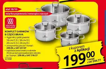 Selgros KOMPLET GARNKÓW 8 CZĘŚCI BRAVA oferta