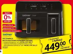 Selgros Zelmer Frytownica Beztłuszczowa Podwójna ZAF9000 oferta