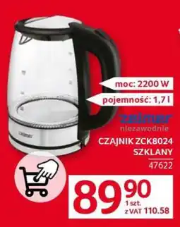 Selgros Czajnik ZCK8024 Szklany oferta