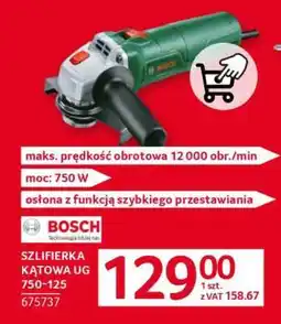 Selgros SZLIFIERKA KĄTOWA UG 750-125 oferta